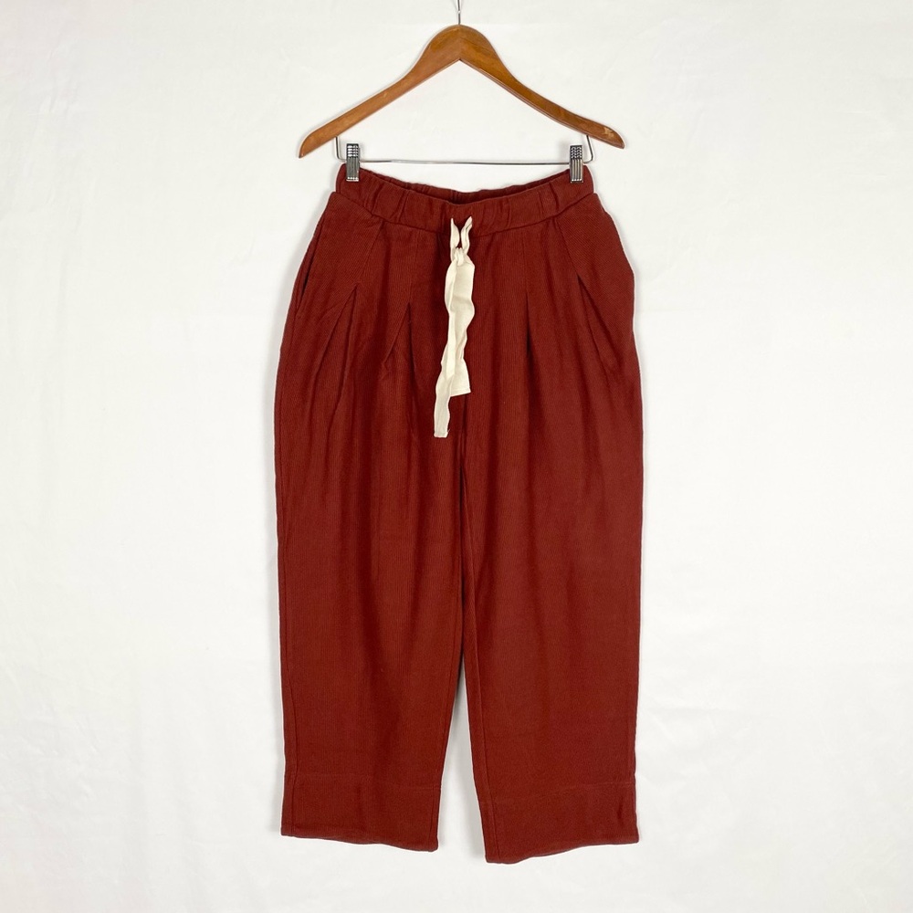 FP Beach Day Tripper Pant in Rust‎ Relaxed Size xs Drawstring Oversized